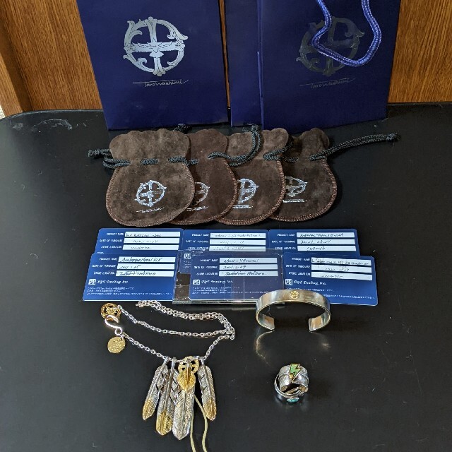 鷲見太郎 カスタムネックレス·バングル·リング セット販売の通販 by