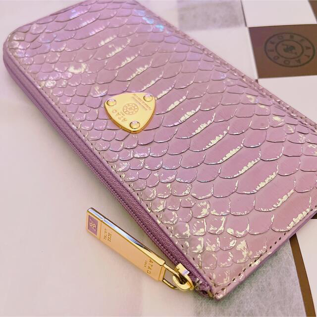 ATAO 長財布 ラベンダー slimo(スリモ)パイソンリュクス 限定品