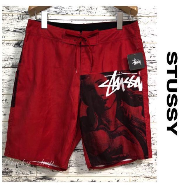STUSSY - 【未使用】ステューシー 海パン 水着 スイムウェア 赤