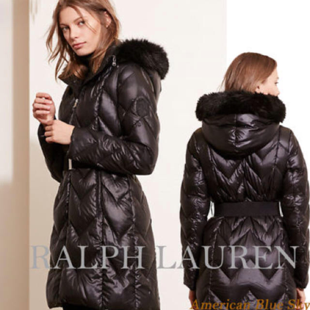 Ralph Lauren - 《新作》ラルフローレンダウンジャケットベルト付きの