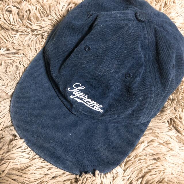 Supreme - シュプリーム Cap brushed twill script 6-panelの通販 by