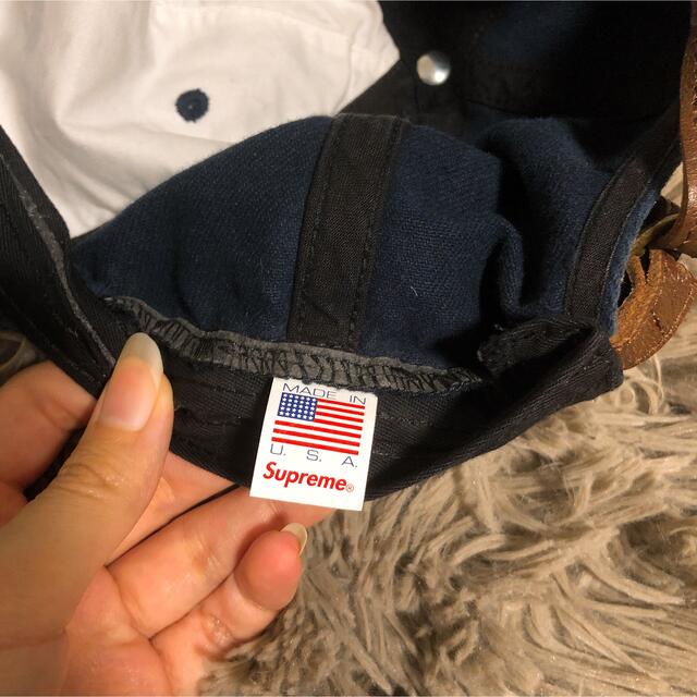 Supreme - シュプリーム Cap brushed twill script 6-panelの通販 by