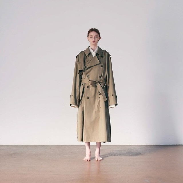 stein stein Oversized Overlapped Trench Coat oversized Overlapped
