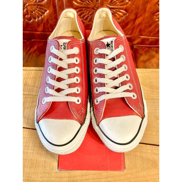 CONVERSE - ☆90s!USA!コンバース オールスター レザー 赤 デッド 227