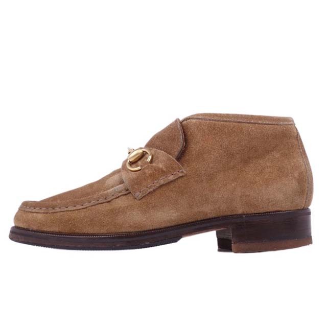 GUCCI - グッチ ブーツ チャッカブーツ ホースビット スウェード