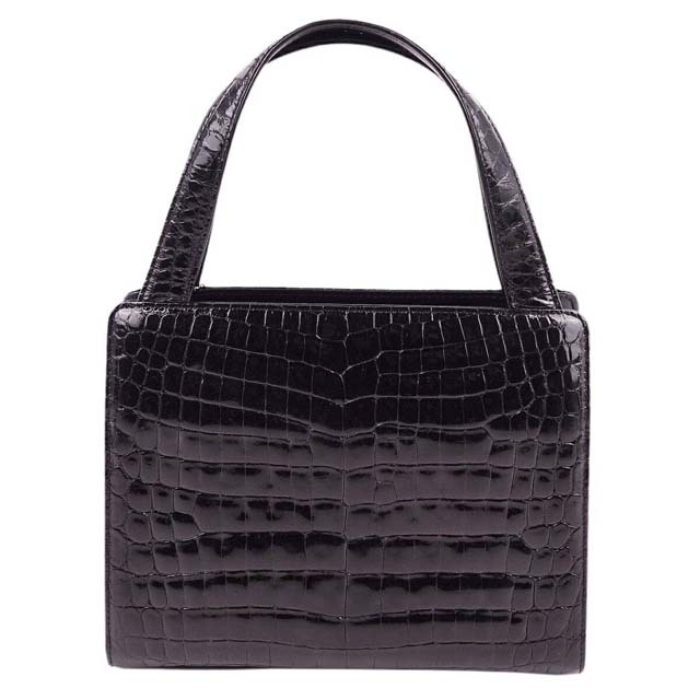 Crocodile - JRA クロコダイル バッグ シャイニークロコ ハンドバッグ