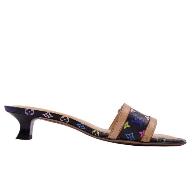 LOUIS VUITTON - ルイヴィトン サンダル ミュール モノグラム マルチ