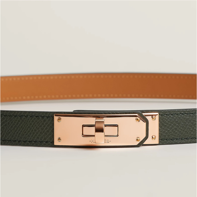 HERMES - 【新品・未使用品】エルメス ケリーベルト ブラック ピンク