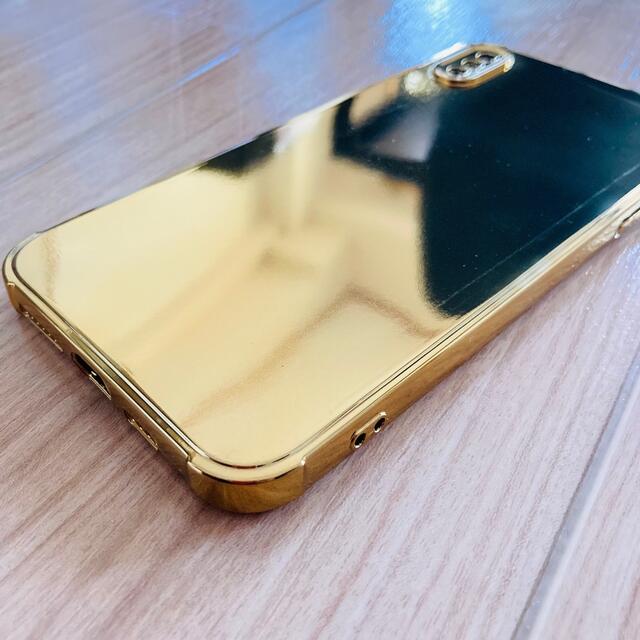 iPhoneXsmax iPhone XS Maxケース ゴールド TPUケースの通販 by