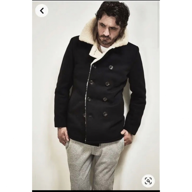 Ron Herman - Ron Herman × schott 別注 ボア ピーコート【グレー】の