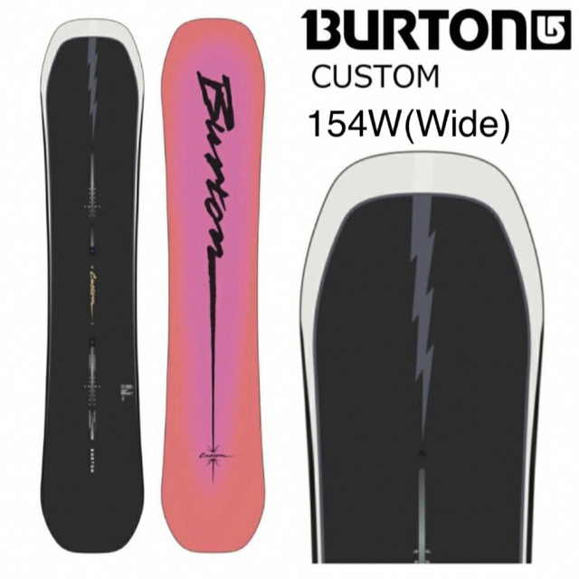 BURTON - バートンカスタム キャンバー 154W(Wide) 22-23今季モデル