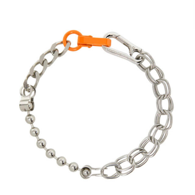 HERON PRESTON ブレスレット シルバー/オレンジ HERON PRESTON
