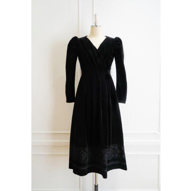 Her lip to - Embroidered Velour Midi Dressの通販 by 32shop