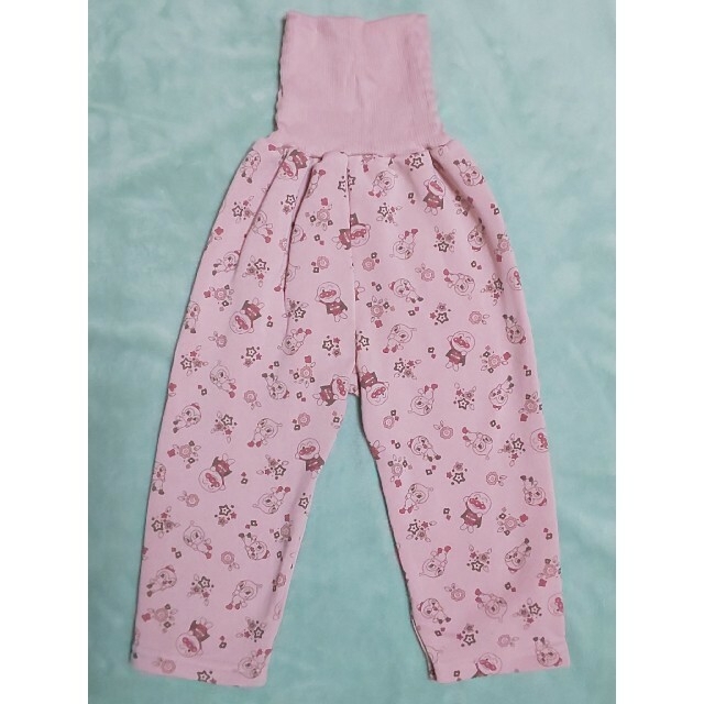 アンパンマン ドキンちゃん コキンちゃん 総柄 裏起毛 腹巻き付