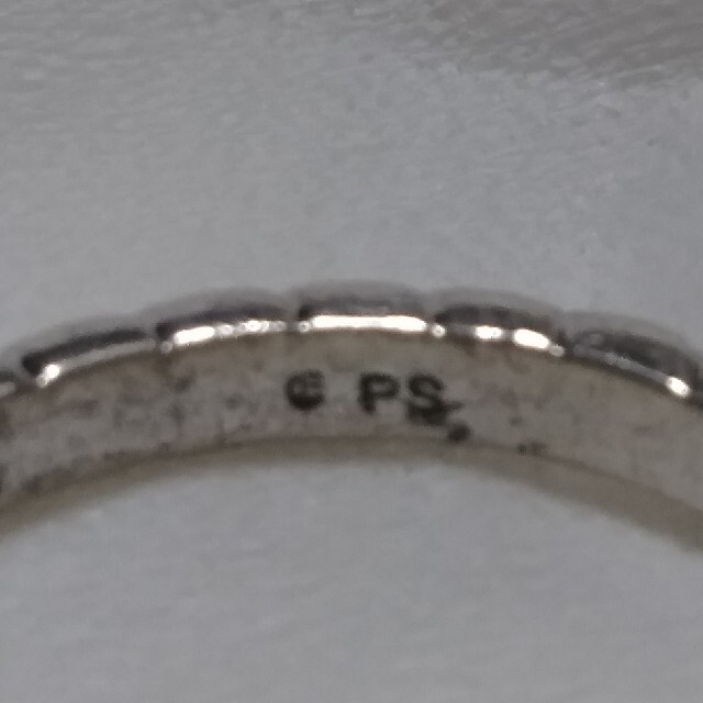 エステール 旧刻印 プラチナシルバーリングの通販 by riru's shop｜ラクマ