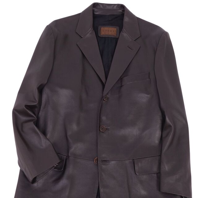 LOEWE - 美品 ロエベ LOEWE ジャケット ラムスキン テーラード