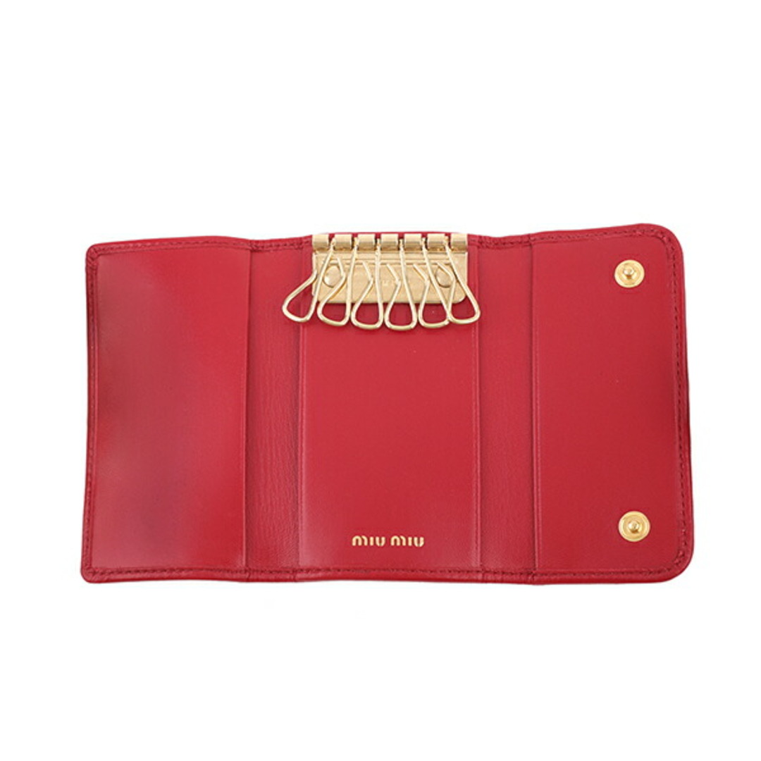 MIU MIU - 新品 ミュウミュウ MIU MIU キーケース ドットスタッズ