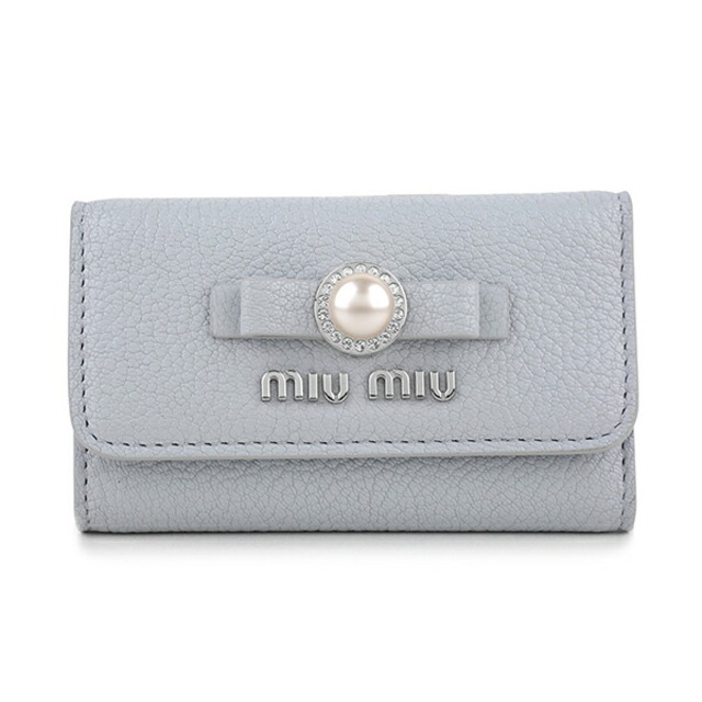 MIU MIU - 新品 ミュウミュウ MIU MIU キーケース マドラスパール