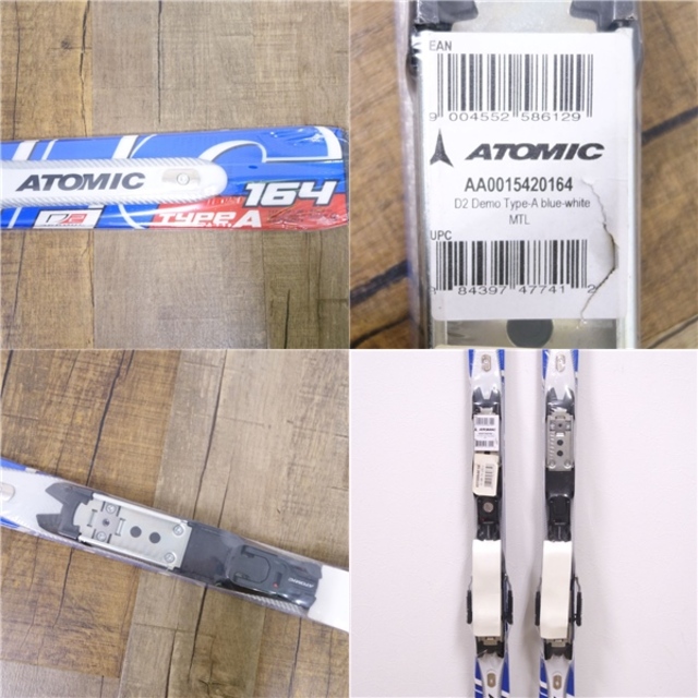ATOMIC - 未使用 アトミック ATOMIC DEMO Type-A デモ 164 cm スキー板