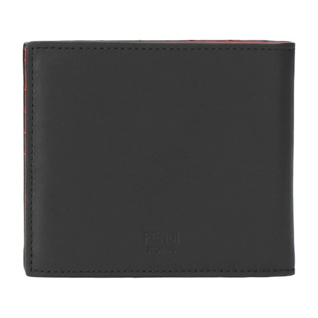 FENDI - 新品 フェンディ FENDI 2つ折り財布 バッグ バグズ アイ ネロ