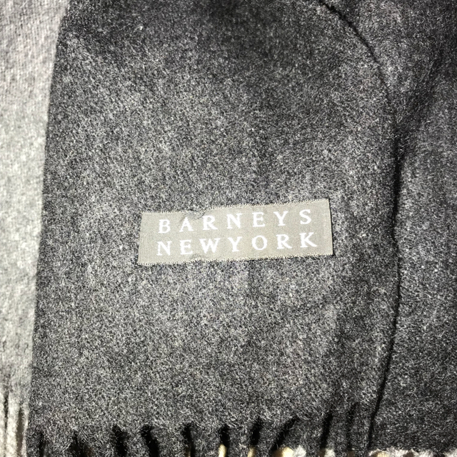 BARNEYS NEW YORK - BARNEYS NEWYORKカシミヤ混マフラー オールドの