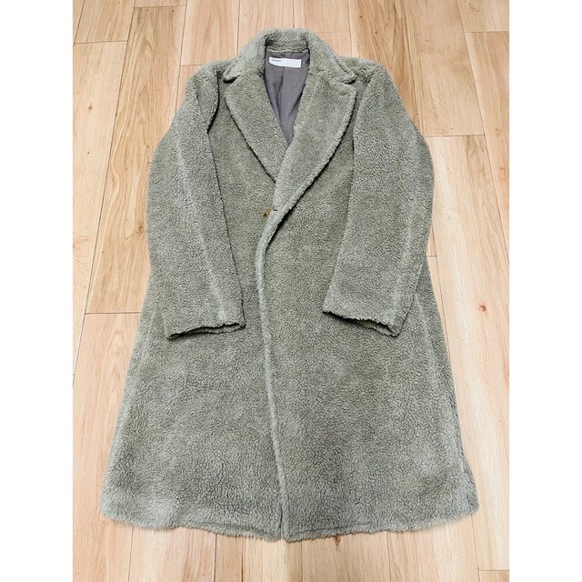 NAISSANCE - キムタク着 NAISSANCE ネサーンス ボア コート Lの通販 by