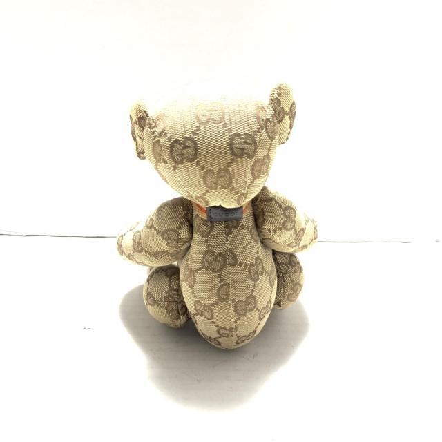 GUCCI - グッチ ぬいぐるみ - GG柄/テディベアの通販 by ブランディア