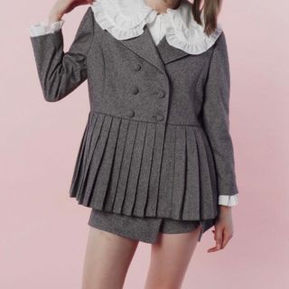 épine - epine プリーツジャケット グレーの通販 by お文具s shop