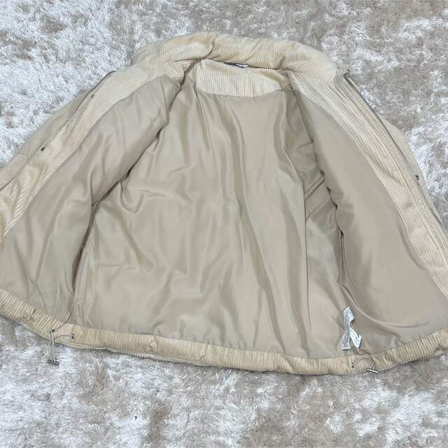 ZARA - ZARA コーデュロイ パフジャケット ダウンジャケット ベージュ