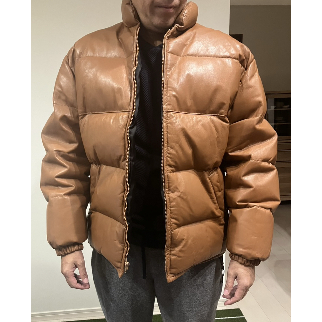 schott - schott レザーダウンの通販 by きむさん's shop｜ショット