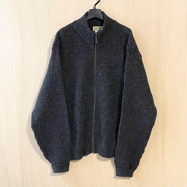 L.L.Bean - 激渋 もしゃもしゃ アルパカ混ニット USA製古着 ドライバー