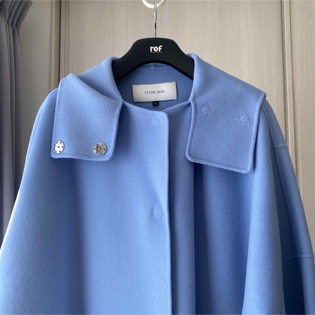 LE CIEL BLEU - 【極美品】ルシェルブルー Hooded Over COAT フード