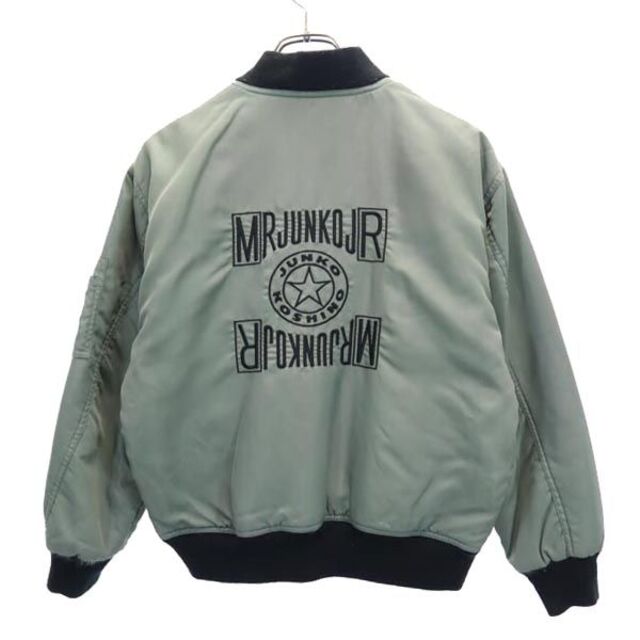 ミスタージュンコジュニア リバーシブル ジャケット 150cm カーキ／青