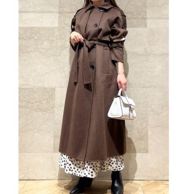 SNIDEL - 僅少 新品 SNIDEL ウロコカシミアスタンドカラーコート