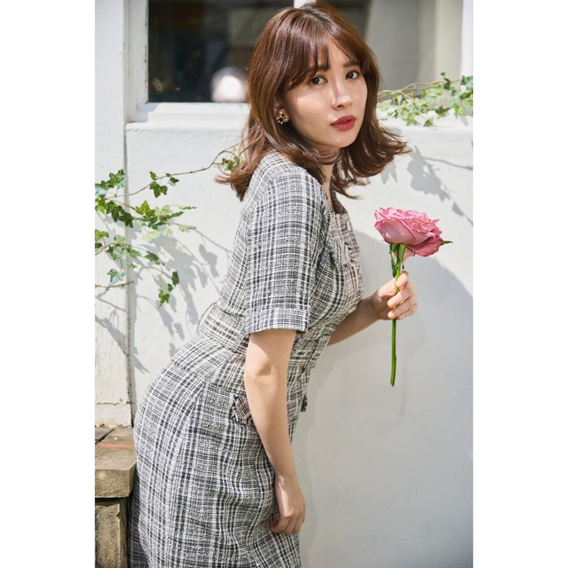 Her lip to - Her lip to Classic Tweed Mini Dressの通販 by はるぴ's