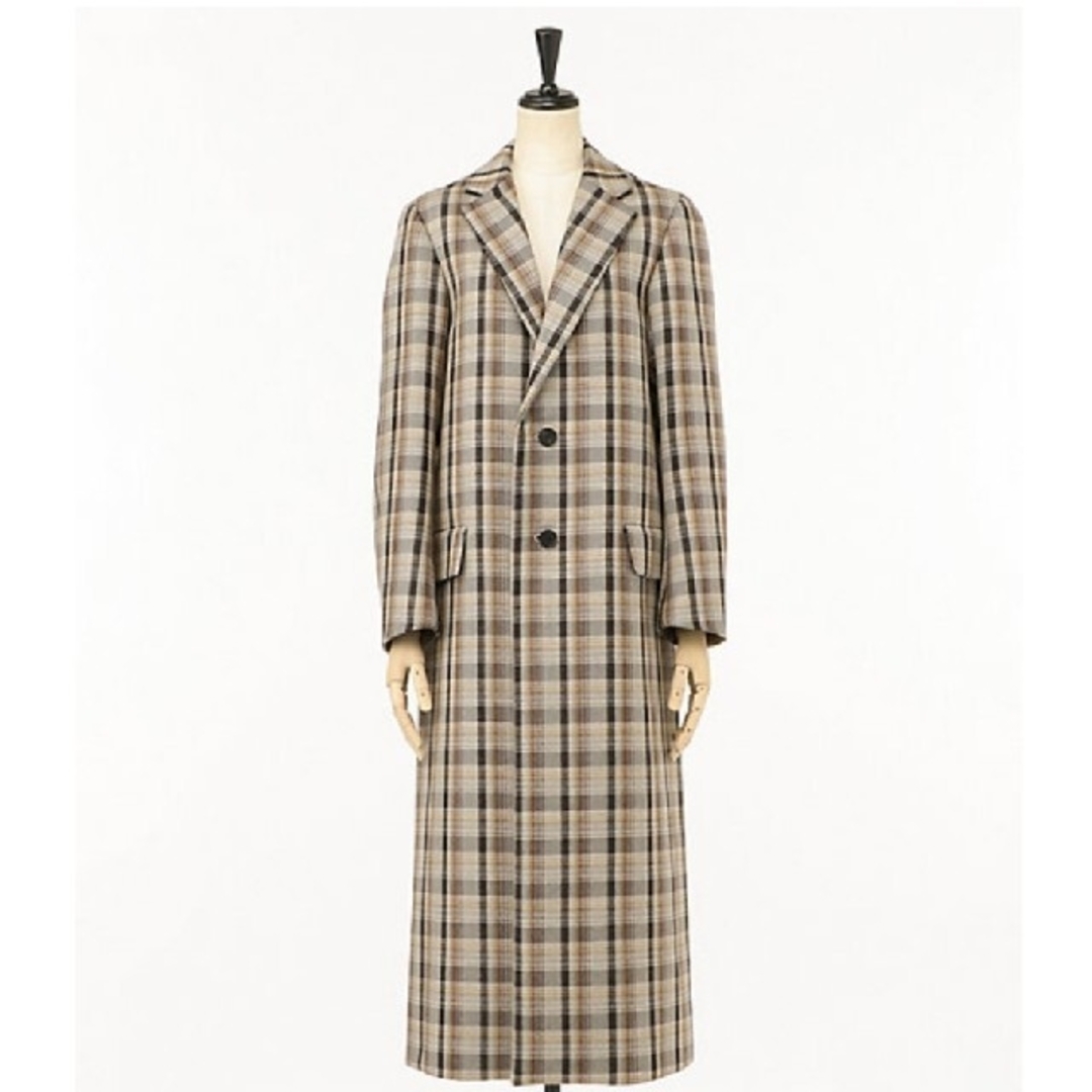AURALEE - AURALEE 新品 タグ付き チェック チェスターコートの通販 by