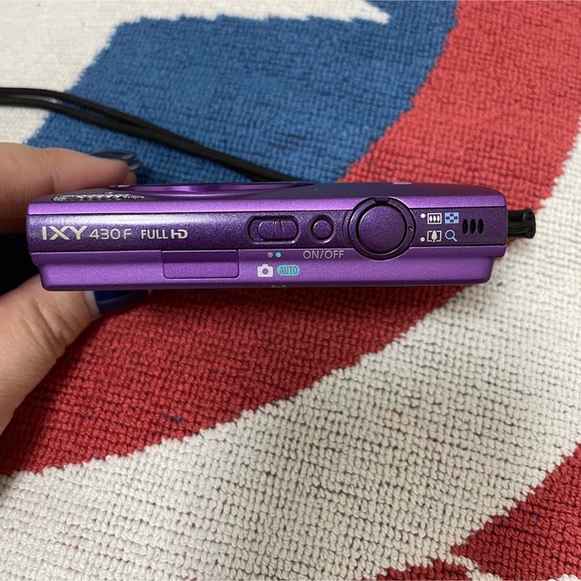 Canon - 1/27までの出品:Canon ixy 430F パープル 超美品の通販 by