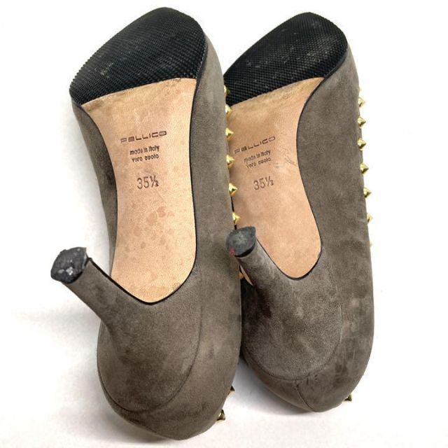 PELLICO - 超美品！ペリーコ スタッズ ポインテッド パンプス