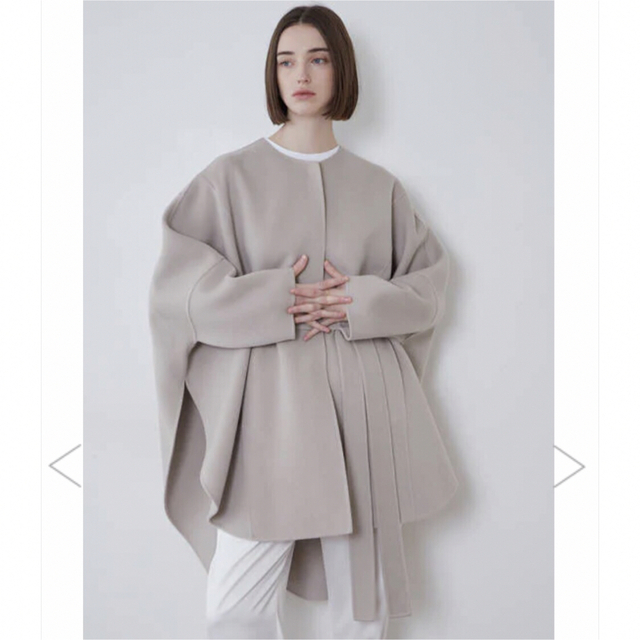 ADORE - LE PHIL/ル フィル ソフトウールリバーコート ポンチョの通販