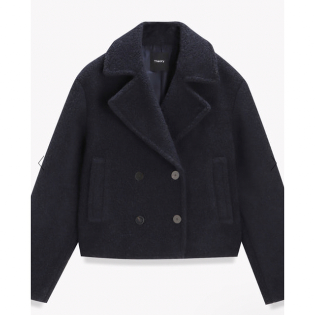 Theory - theory Teddy Fleece Faux Fur Peacoat Sの通販 by T's shop