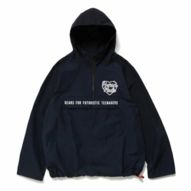 HUMAN MADE - HUMAN MADE HALF-ZIP ANORAK NAVY XLサイズ の通販 by