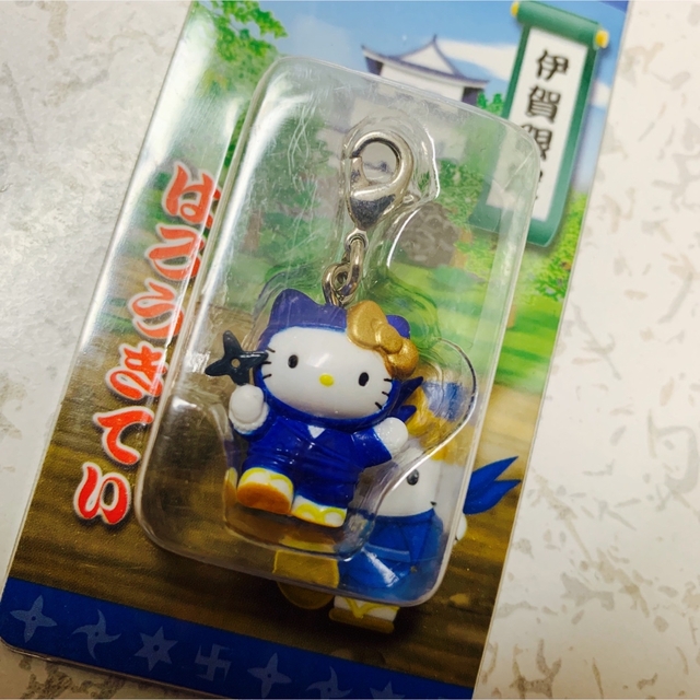 ハローキティ - ハローキティ ファスナーマスコット 伊賀限定 忍者 青