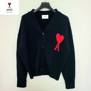 ami - 【新品】AMI PARIS ハートロゴ カーディガン Mの通販 by LUCY