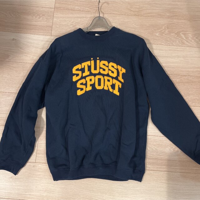 STUSSY - STUSSY SPORTSカレッジスウェット コットンポリ トレーナーの