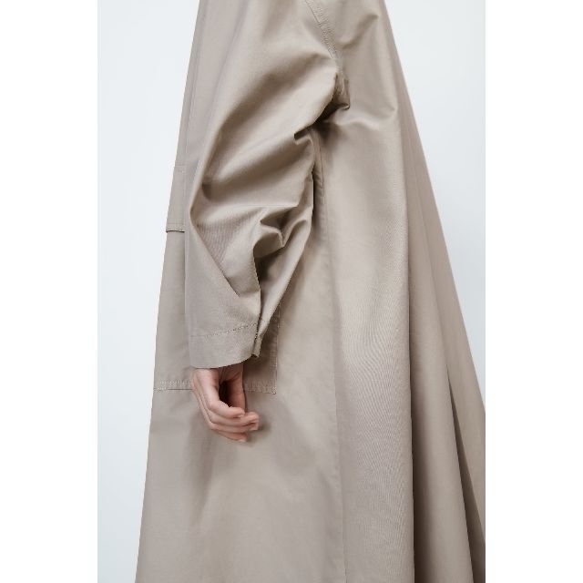 ZARA - ZARA フード付きオーバーサイズ トレンチコート アウターの通販