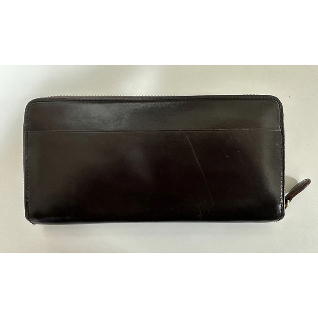 GANZO - GANZO シンブライドル ラウンドファスナー 長財布 ダーク