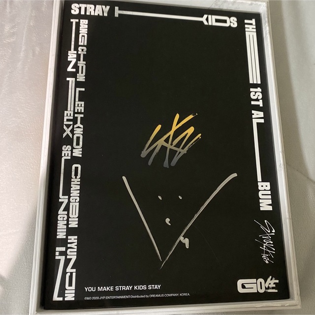 Stray Kids - チャンビン 直筆サイン入り CDの通販 by Ciel's shop