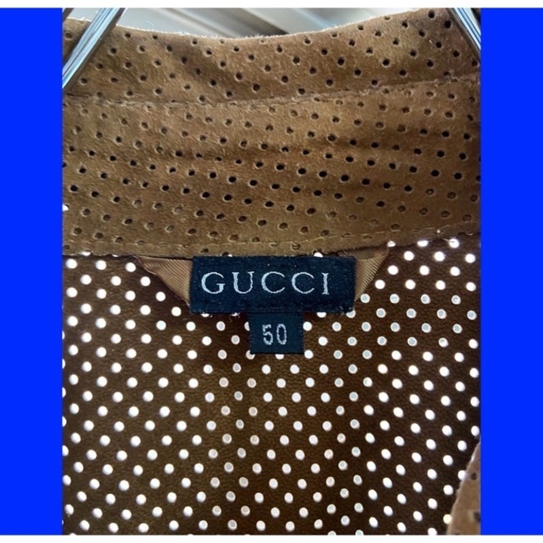 GUCCI - vintage 90s GUCCI トムフォード期 パンチングレザー