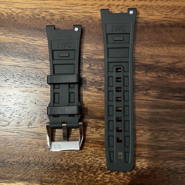 IWC - 希少❗️iwc インヂュニア 純正ラバーベルト 純正尾錠 iw3239用