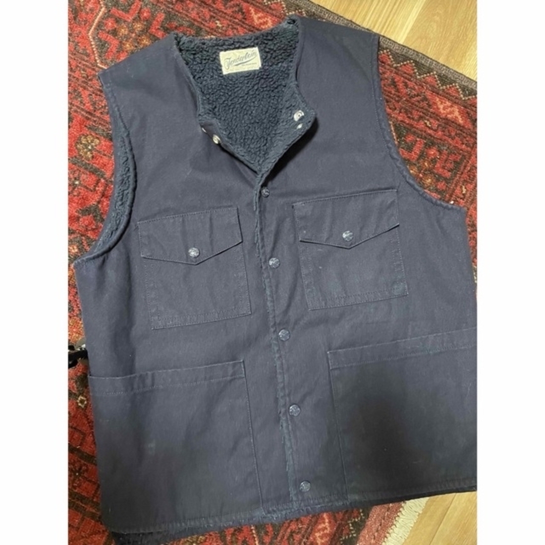 TENDERLOIN - Tenderloin テンダーロイン Navy 裏ボアベストの通販 by